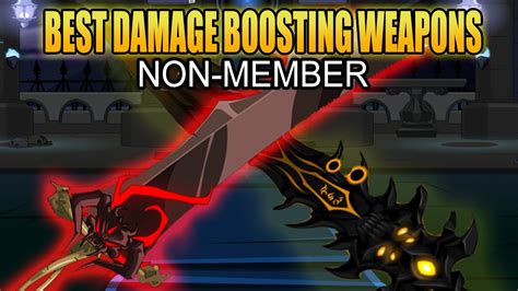 Aqw Top 10 Best Non Member Damage Boosting Weapons In 2020and How To