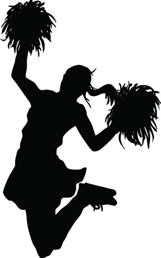 Jumping Cheerleader Stock Illustration Download Image Now Istock
