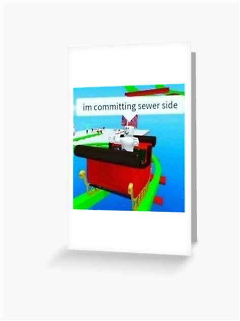 Roblox Memes Greeting Cards Redbubble
