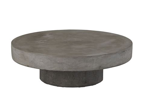 Round Outdoor Coffee Table Concrete Lorette Barba