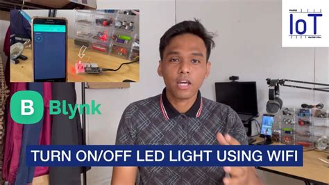 Turn On Off Led Light Using Wi Fi Nodemcu Blynk The Iot Dude