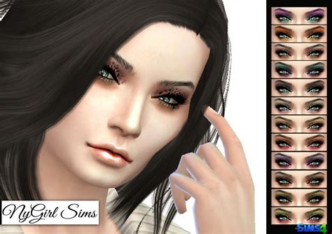 Nygirl Sims 4 Ombre Cat Eye Shadow