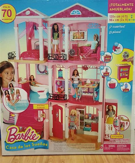 Casa de la barbie malibu. Barbie Casa De Los Sueños - $ 3,990.00 en Mercado Libre