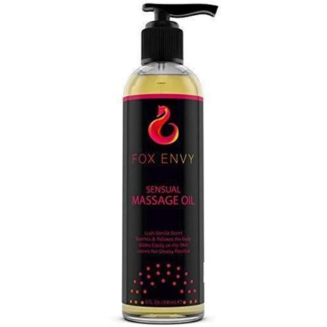Fox Envy Massage Oil For Women Men And Couples With Coconut Oil