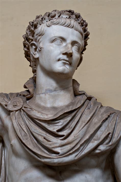 Statue With The Attached Head Of Tiberius Rome Vatican Museums