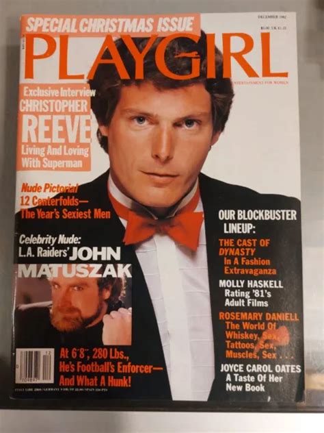Vintage Playgirl Magazine December Centerfold Beefcake Gay