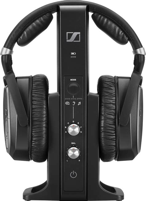 Best Buy Sennheiser Rs 195 Rf Wireless Over The Ear Headphones Black