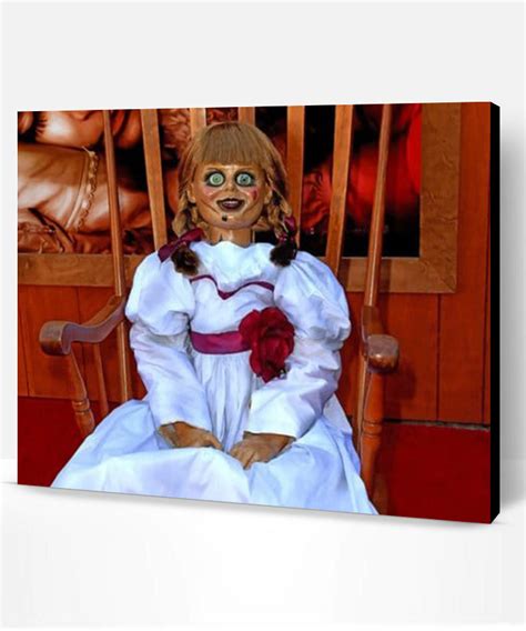 Annabelle Scary Doll Paint By Numbers Paint By Numbers Pro