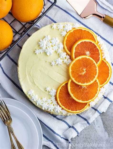 The Best No Bake Orange Cheesecake Easy Creamy Delicious The