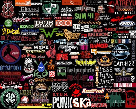 Punk Rock Band Collage Music Pinterest