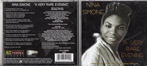 Cd Nina Simone Live 1969 A Very Rare Evening Rare