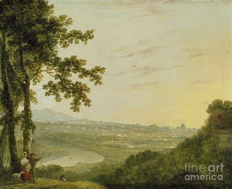 Rome From The Villa Madama During Or Post Painting By Richard