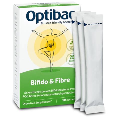 Optibac Probiotics Bifidobacteria And Fibre 10 Sachets Chemist Direct