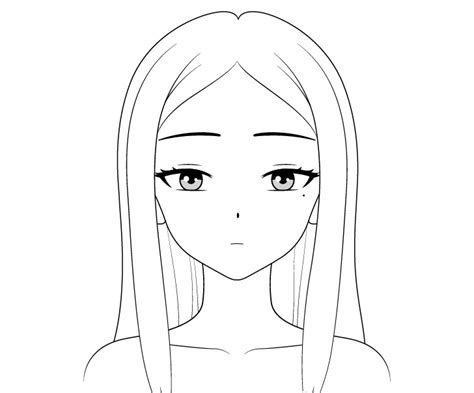 Mudah Cara Melukis Anime Perempuan Easy Anime Drawing How To Draw Cut