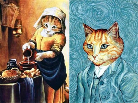 Cat Paintings By Famous Artists