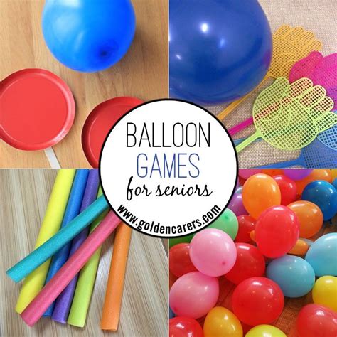 This is by no means an exhaustive list. Balloon Games | Balloon games, Dementia activities ...