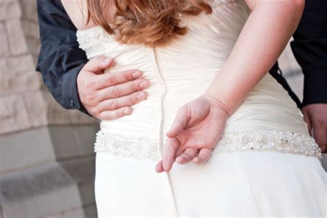 Bride With Fingers Crossed Stock Photo Download Image Now Istock