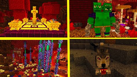 8 Minecraft Mods That Improve The Nether Dimension Youtube