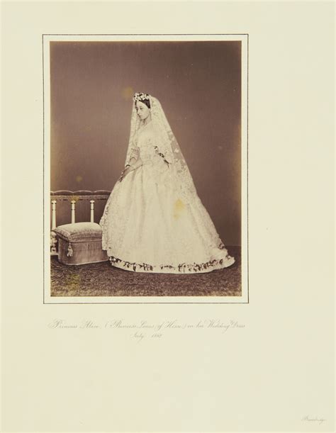 Princess Alice Maud Mary In Her Wedding Dress July 1862 Costume Cocktail