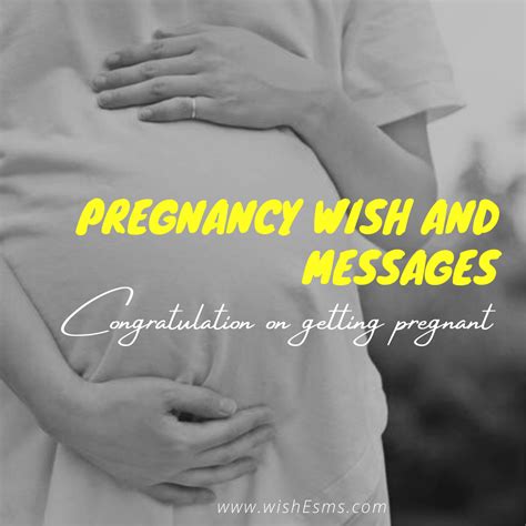 Congratulation Messages On Getting Pregnant