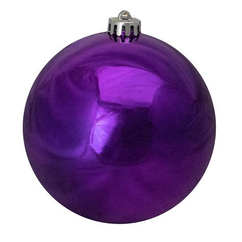 Northlight 6 Shatterproof Shiny Christmas Ball Ornament Purple