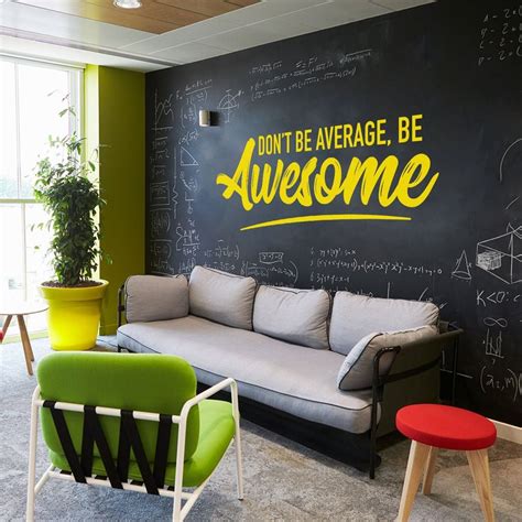 Be Awesome Wall Decal Office Wall Art Office Decor Office Etsy Office