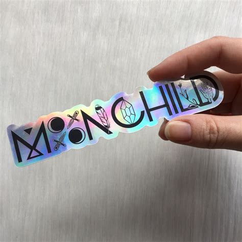 Holographic MoonChild Sticker 5