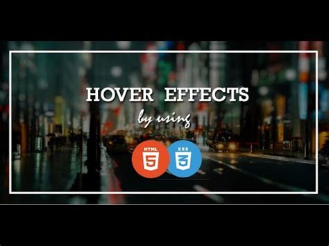 Create the css styles for the shadow effects when mouse hover. Image Hover Effect Using Html and CSS - YouTube