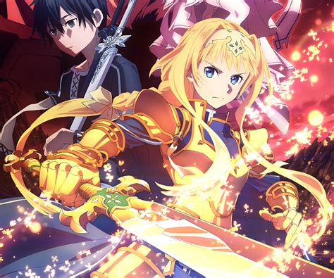 Download Alice Zuberg Kirito Sword Art Online Anime Sword Art Online