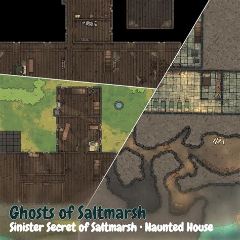 My Dungeondraft Version Of The Haunted House From The Sinister Secret