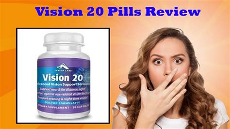 Vision 20 Review Advanced Eyesight Supplement Youtube