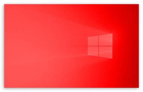 Windows 10 Red Ultra Hd Desktop Background Wallpaper For