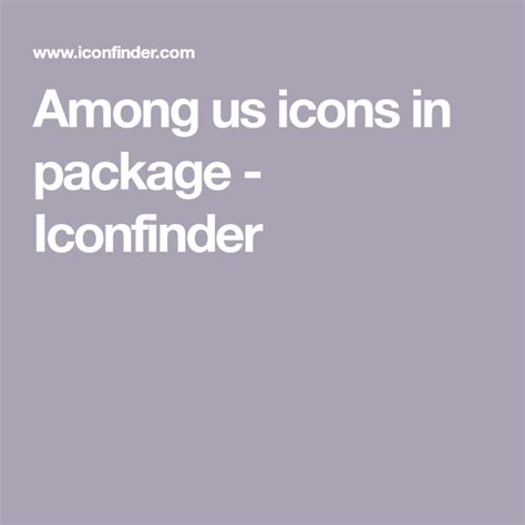 Among Us Icons Iconfinder