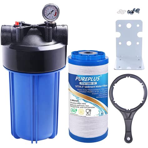 Pureplus 1 Stage Whole House Water Filter With Iron Manganese Reducing