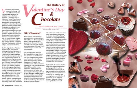 Womans Day Magazine Valentines Sweets On Behance