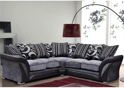 Get it as soon as mon, aug 9. Farrow Leather & Fabric 3+2 Seater Sofa + Armchair in Black Grey | furniturestop.co.uk