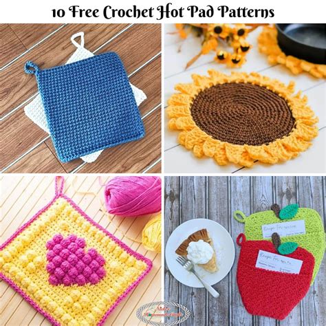 10 Stylish Crochet Hot Pads For Your Kitchen Nicki S Homemade Crafts