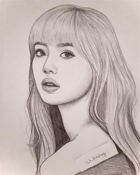 238 Likes 17 Comments Lua Lukdrawings On Instagram “lisa 🖤💗
