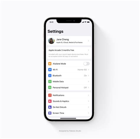 Fresh Ui Concept Reimagines The Iphones Settings App