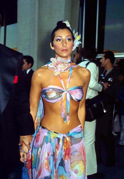 Thefabuleststp Cher Wears Bob Mackie At The 46th Annual Academy Awards 1974 Tumblr Pics