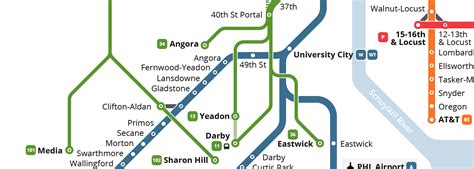 Unofficial Philadelphia Rail Transit Map On Behance