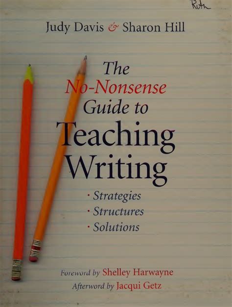 The No Nonsense Guide To Teaching Writing Strategies Structures And Solutions Ebooksz