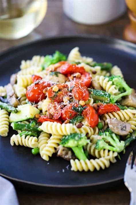 Pasta Primavera Authentic Recipe With Video How To Feed A Loon