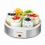 Maker Machine With 7 Yogurt Containers Glass Jars  Automatic Electric