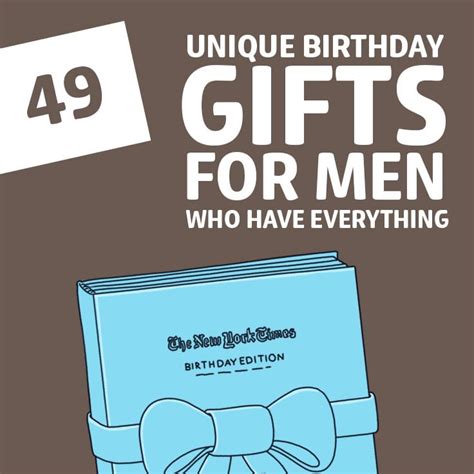 Men are notoriously difficult to shop for. 300+ Unique Gifts for Men - The Best Gift Ideas for Good ...