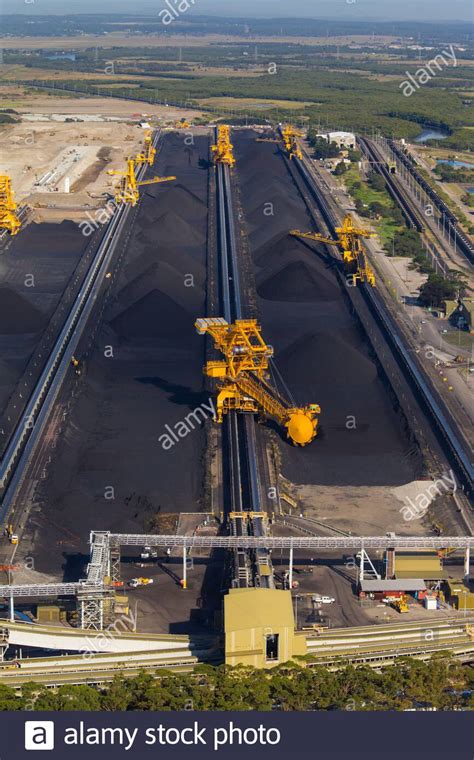 Newcastle Coal Terminal Stock Photo Alamy