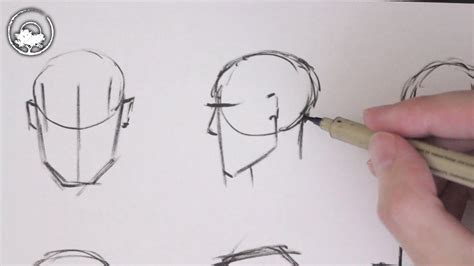 How To Draw Simple Heads Drawing For Beginners Youtube