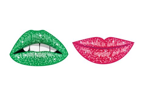 Glitter Lips Illustrations