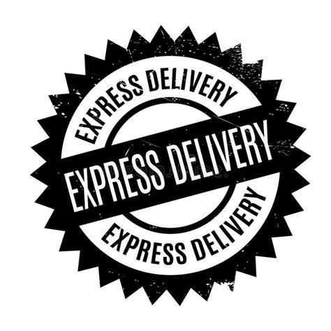 Express Delivery Rubber Stamp Stock Vector Illustration Of Promise