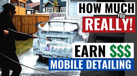 How Much Do You Really Earn In Mobile Car Detailing 100 500 1000